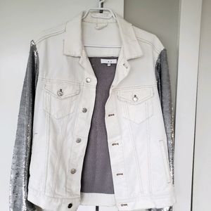 IRO sequin denim jacket